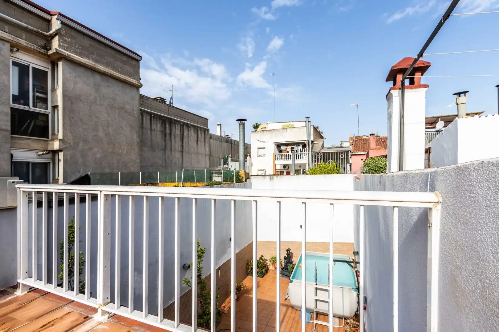 Terrassa de Casa adosada en venda en Sabadell amb Aire condicionat, Calefacció i Jardí privat
