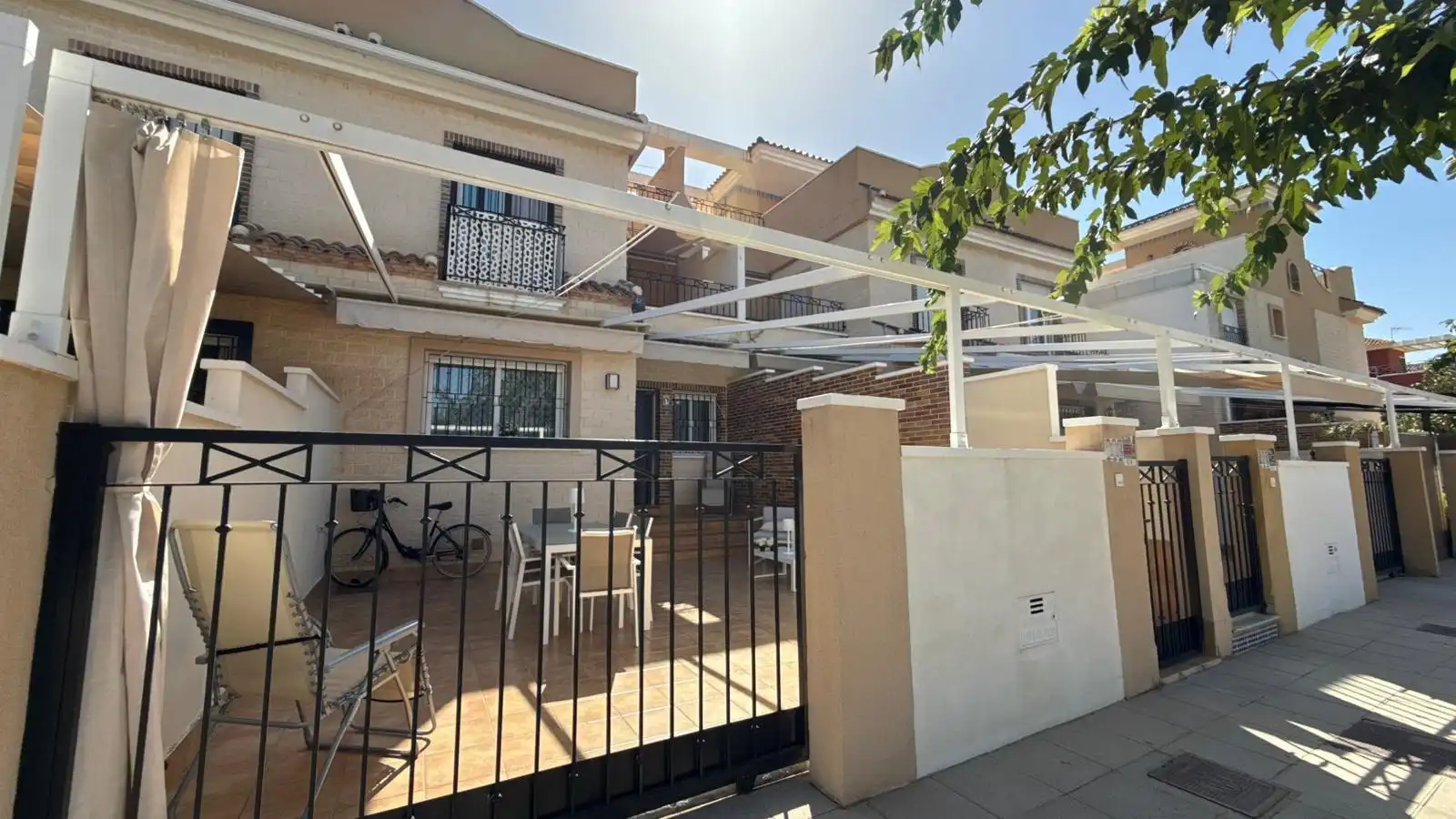 Terrace of Detached homes for sale in Pilar de la Horadada  with Air Conditioner, Terrace and Community pool