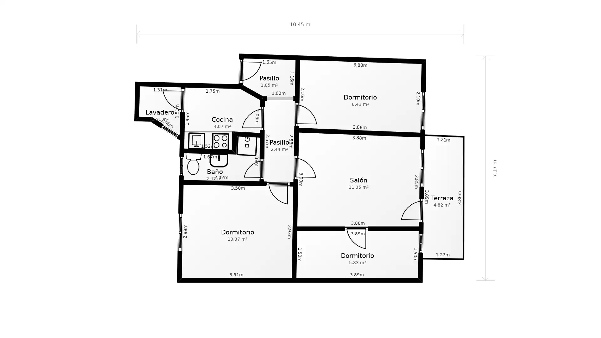 Wohnungen zur Miete in Zona Campus Universitario