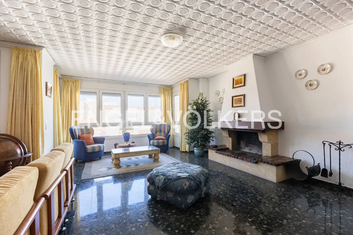 Sala de estar de Casa o chalet en venta en Alberic con Aire acondicionado, Calefacción y Terraza