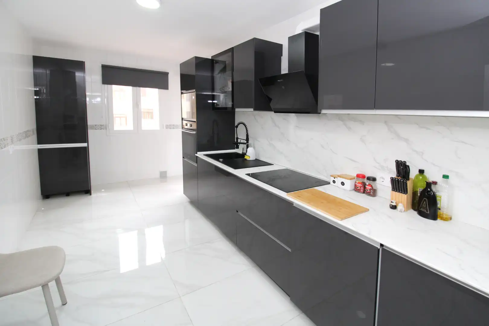 Küche von Wohnung zum Verkauf in Ronda mit Klimaanlage und Möbliert