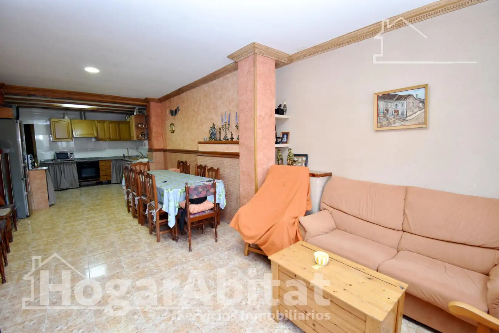 Wohnzimmer von Erdgeschoss zum Verkauf in Burriana / Borriana mit Abstellraum