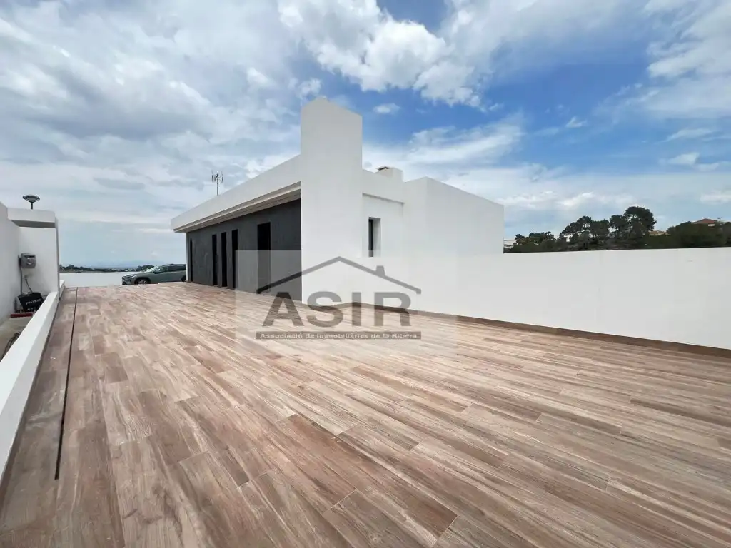 Terraza de Casa o chalet en venta en Alzira con Aire acondicionado, Terraza y Piscina