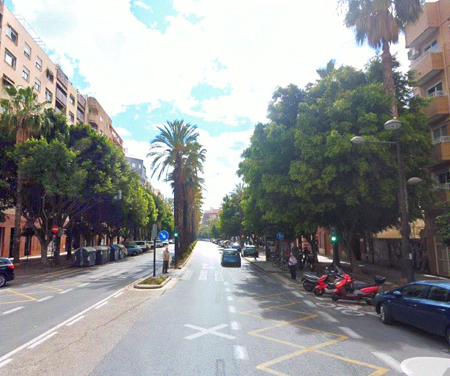 Vista exterior de Pis en venda en  Valencia Capital amb Aire condicionat, Calefacció i Moblat