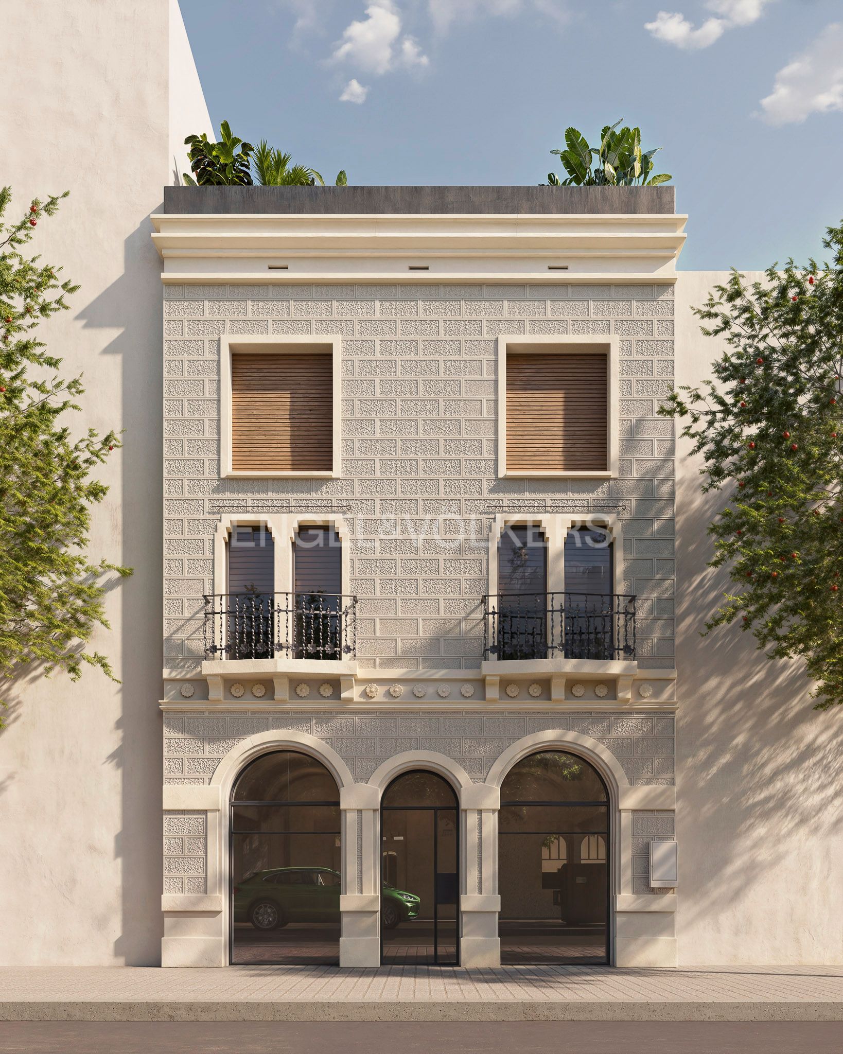 Vista exterior de Pis en venda en  Barcelona Capital amb Aire condicionat, Calefacció i Parquet