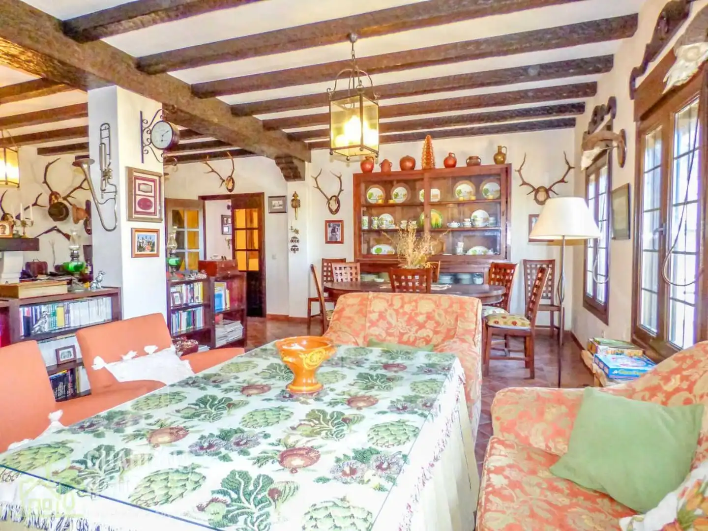 Dining room of Country homes for sale in San Silvestre de Guzmán  with Private garden and Terrace