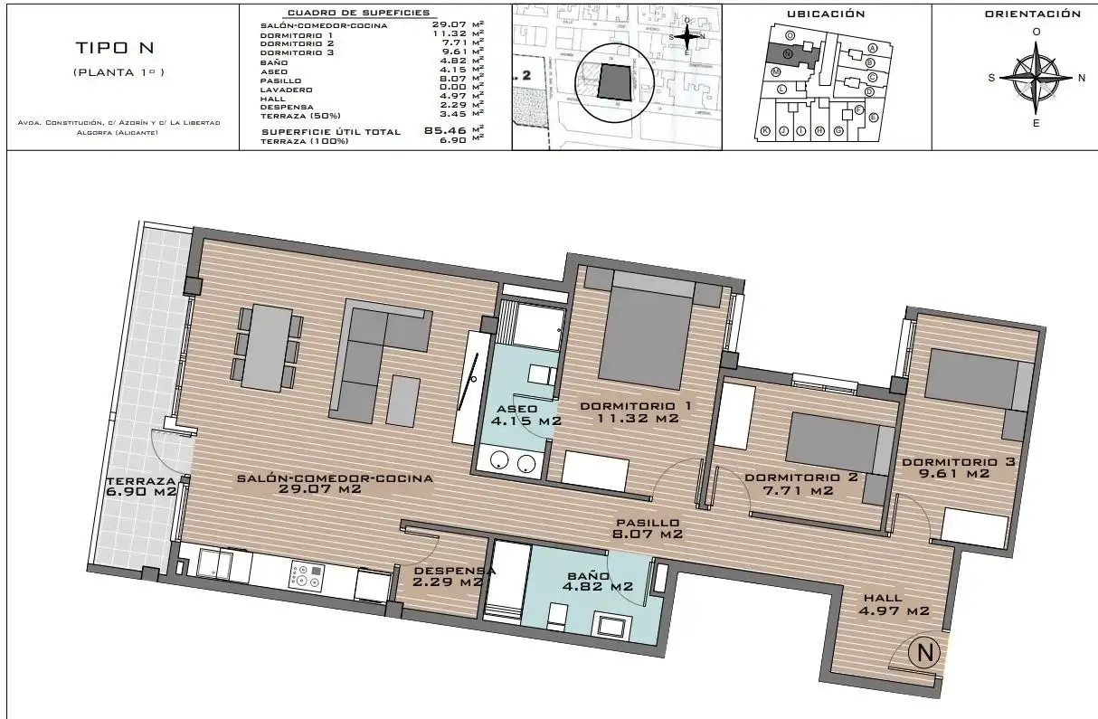 Apartament amb piscina en venda a Algorfa, imagen 12