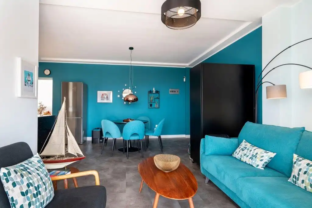 Sala de estar de Apartamento en venta en Mogán con Aire acondicionado, Parquet y Terraza