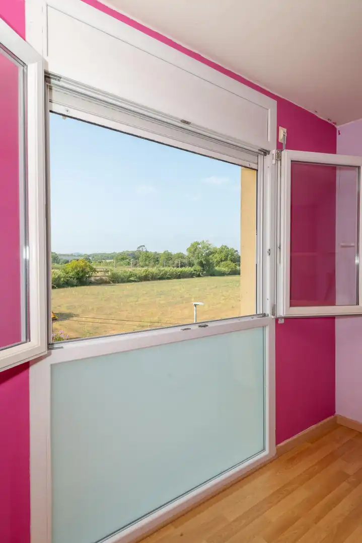Balcony of Houses for sale in Flaçà  with Air Conditioner and Heating