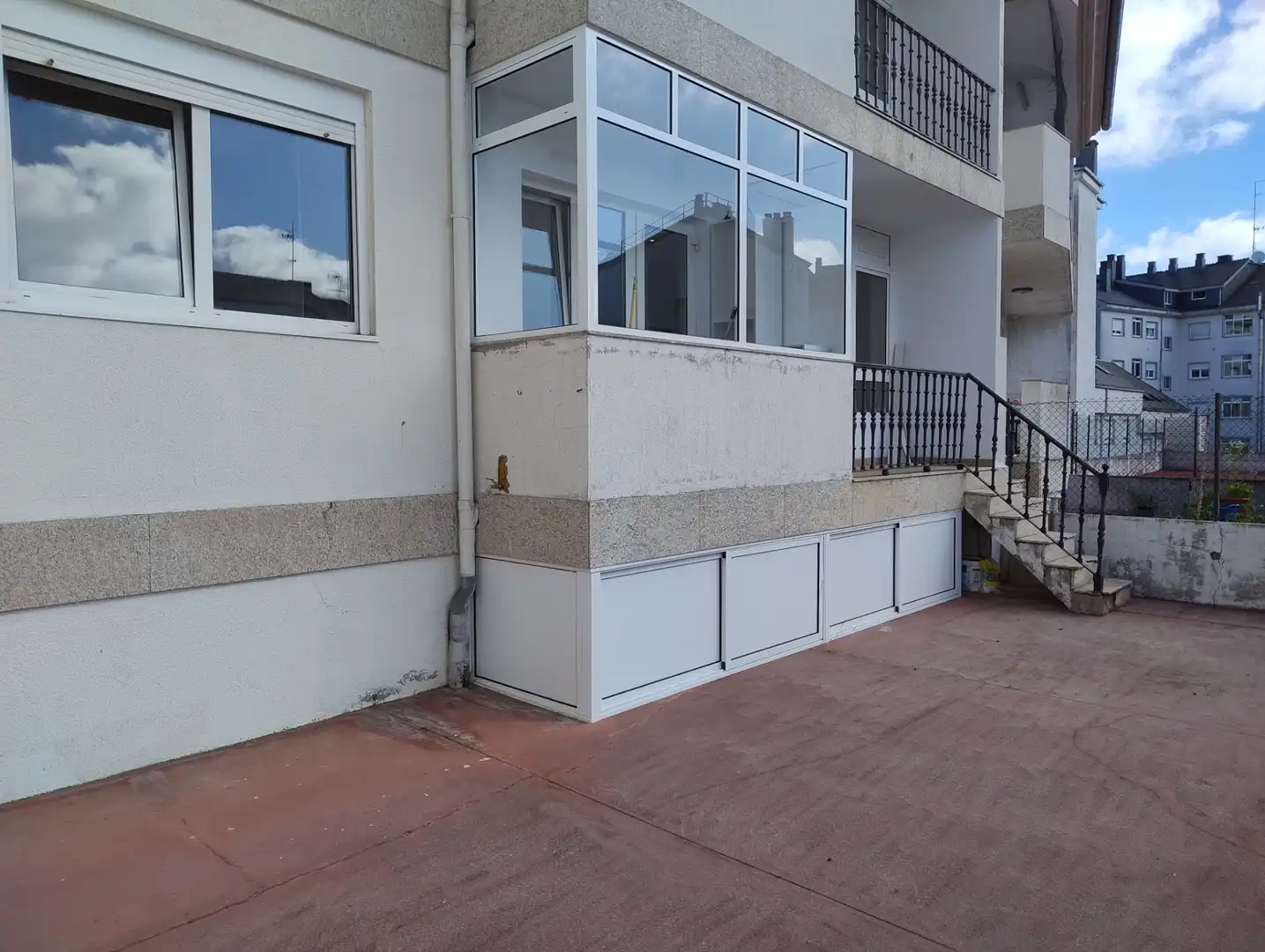 Balcony of Flat for rent in Lugo  with Heating, Furnished and Oven