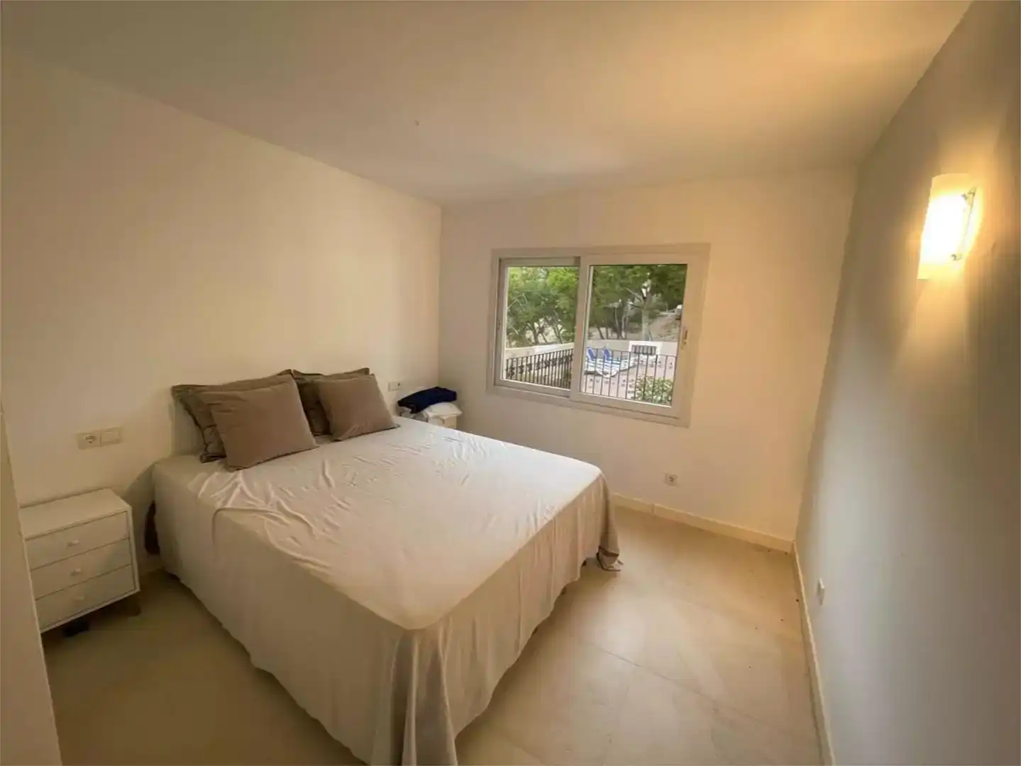 Schlafzimmer von Wohnung zum Verkauf in Andratx mit Klimaanlage und Schwimmbad