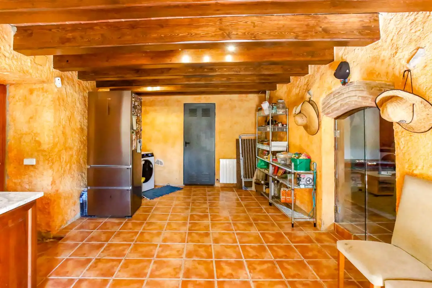 Cocina de Finca rústica en venta en Sant Iscle de Vallalta con Calefacción, Terraza y Trastero