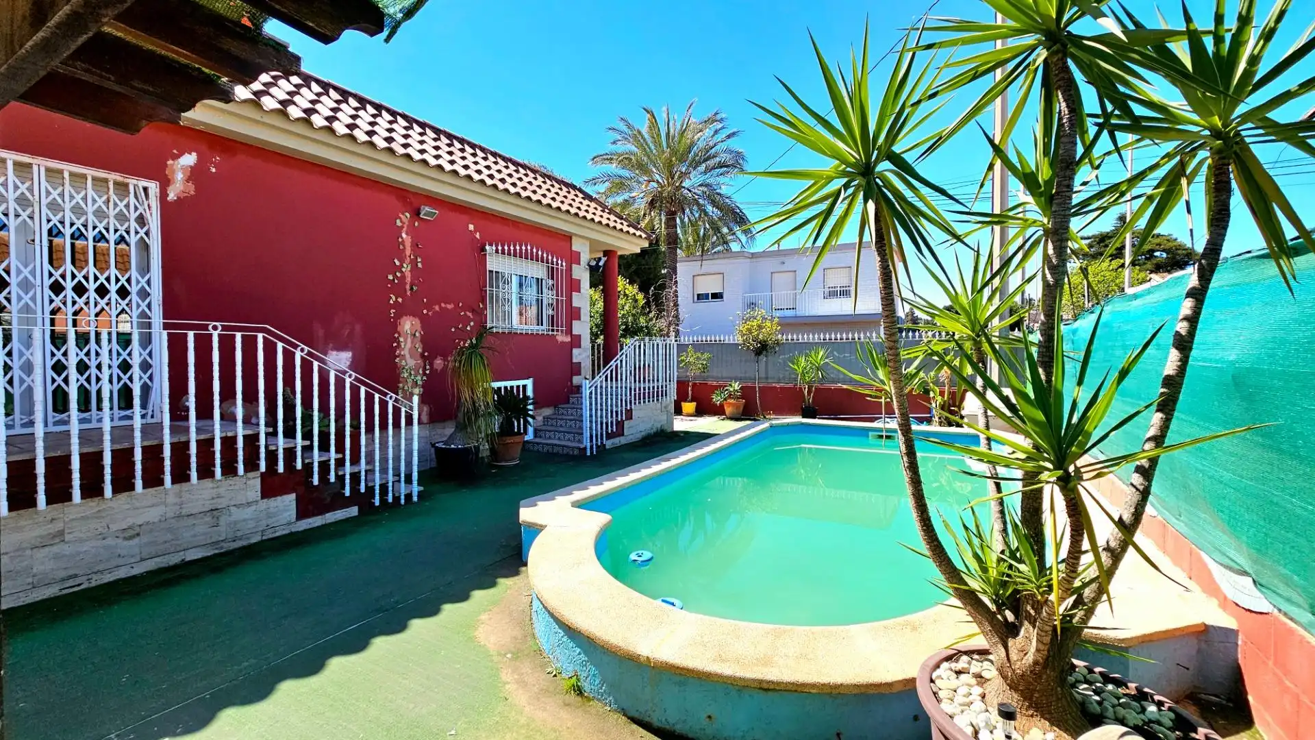 Piscina de Casa o chalet en venta en Cartagena con Aire acondicionado, Jardín privado y Piscina