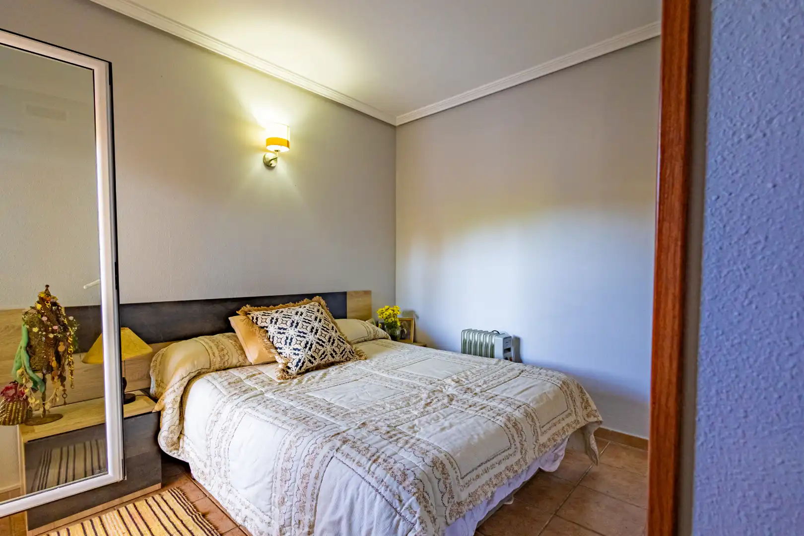 Bedroom of Apartments for sale in Vera  with Air Conditioner, Heating and Private garden
