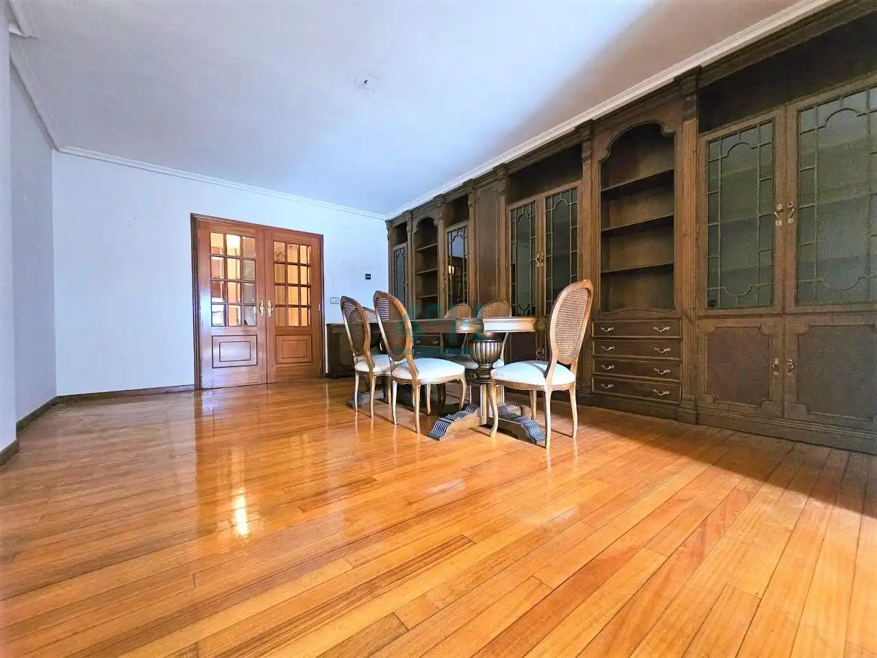 Dining room of Flat for sale in Ourense Capital   with Heating, Parquet flooring and Terrace