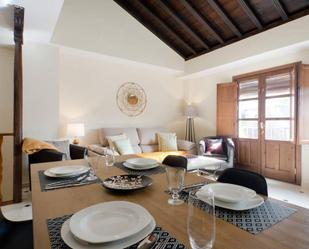 Dining room of Duplex for sale in  Granada Capital  with Heating, Terrace and Balcony