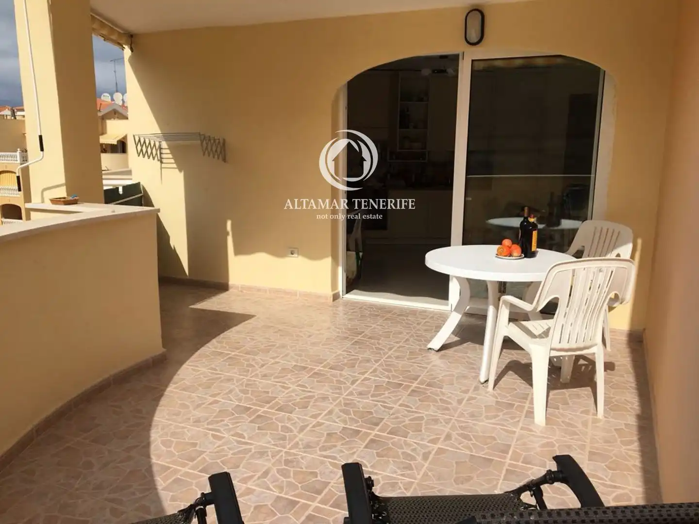 Terraza de Apartamento de alquiler en Arona con Terraza, Piscina y Amueblado