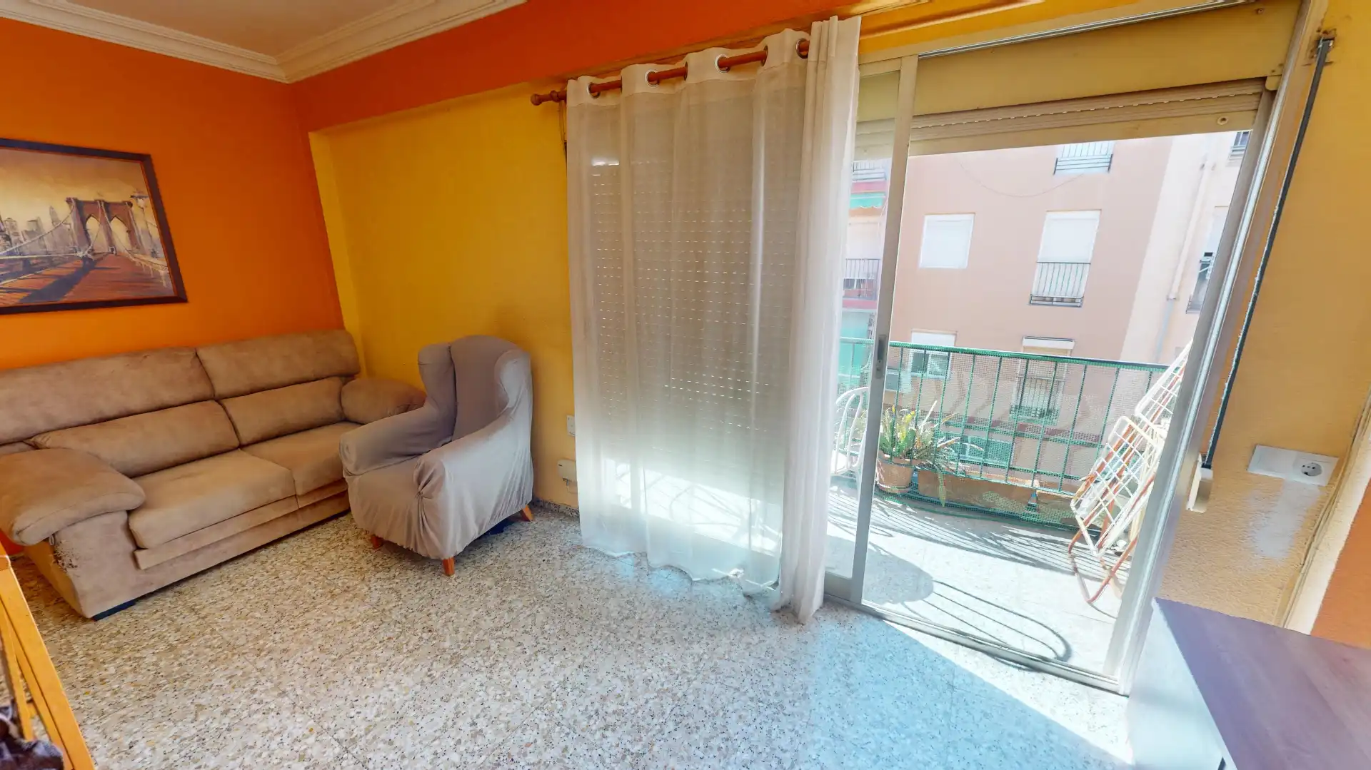 Sala d'estar de Pis en venda en Alicante / Alacant amb Moblat