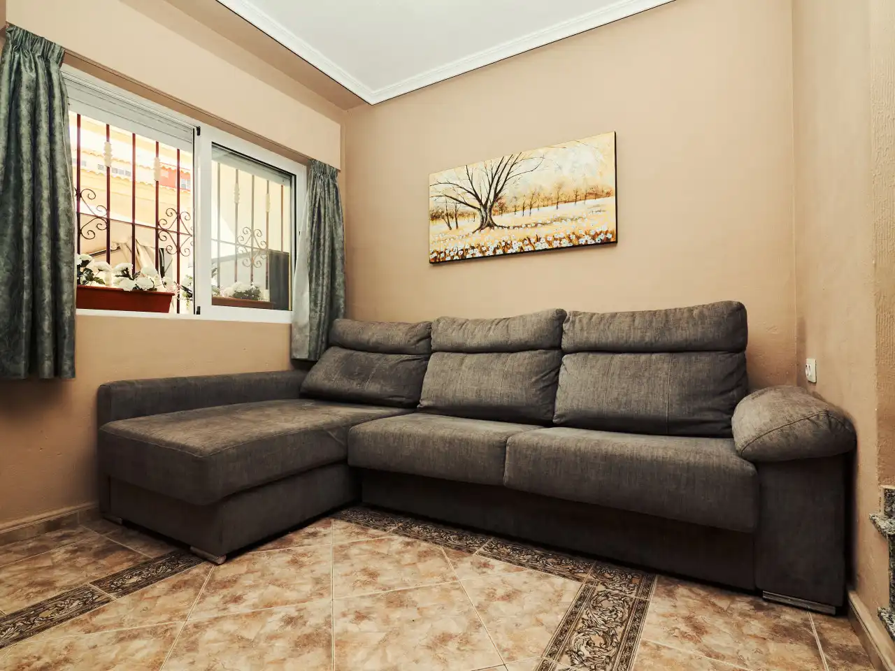 Sala de estar de Casa adosada en venta en Orihuela con Aire acondicionado, Calefacción y Terraza