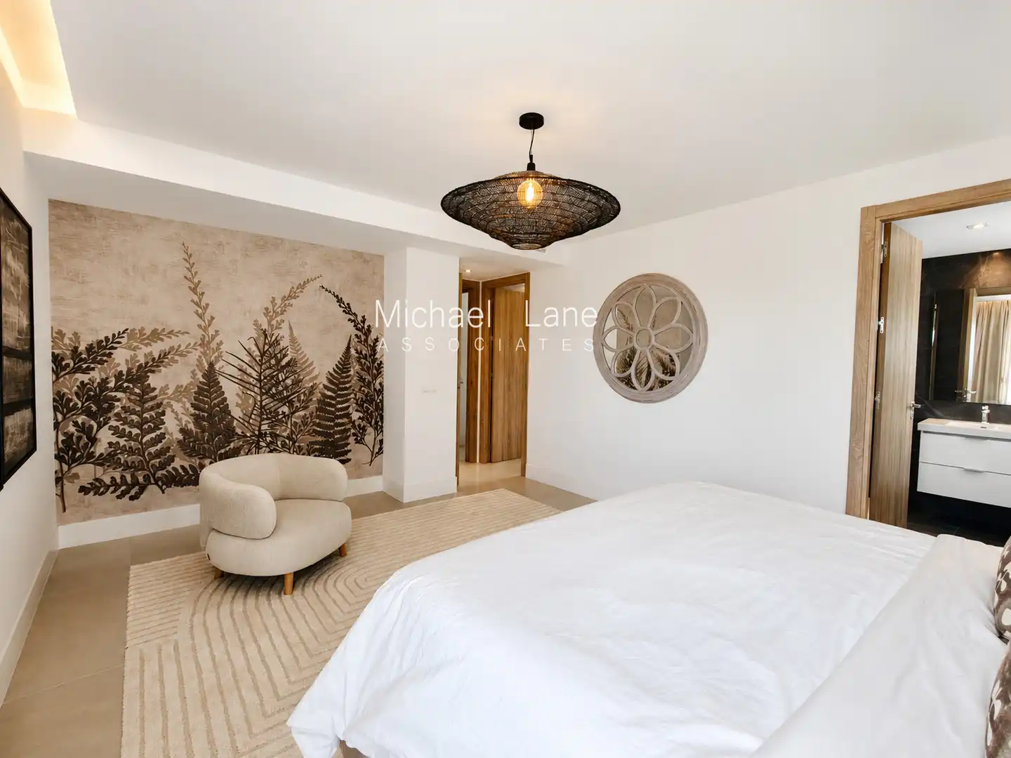 Schlafzimmer von Wohnung zum Verkauf in Sotogrande mit Klimaanlage, Heizung und Terrasse