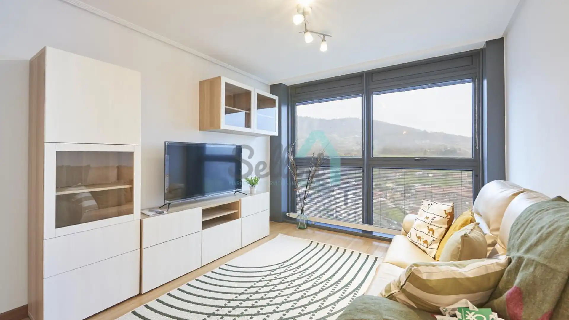 Sala de estar de Piso de alquiler en Oviedo  con Calefacción y Amueblado