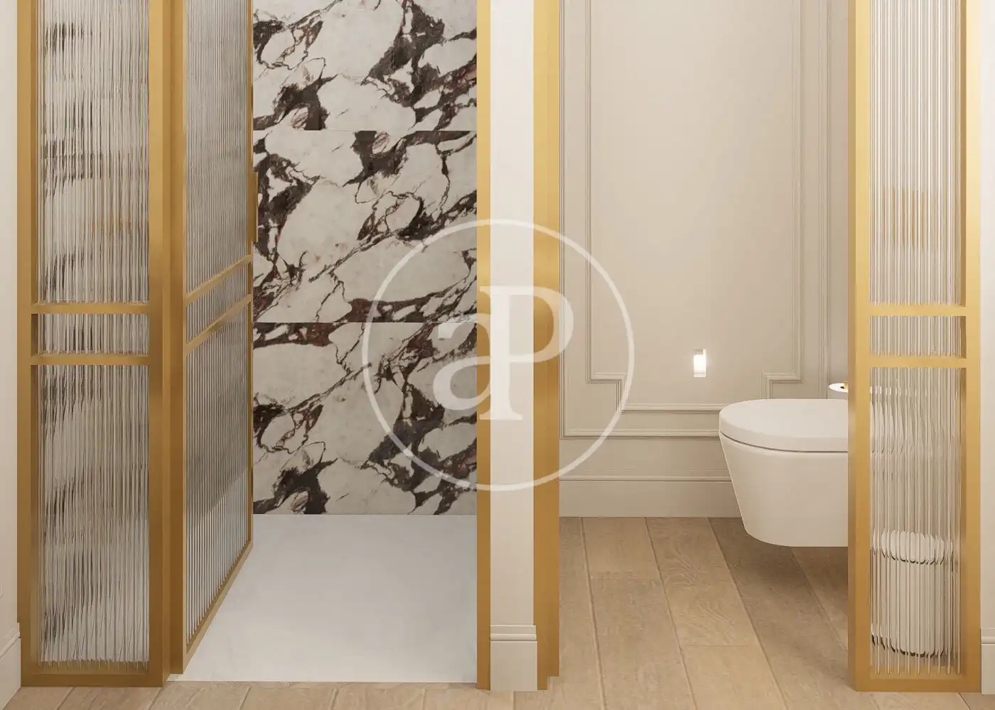 Bathroom of Flat for sale in Madrid  with Air Conditioner, Heating and Furnished