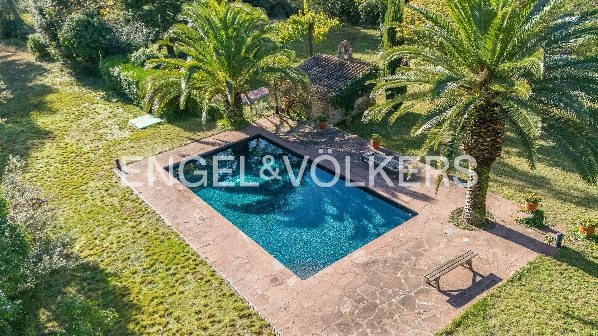 Piscina de Finca rústica en venda en Bigues i Riells del Fai amb Calefacció, Jardí privat i Terrassa