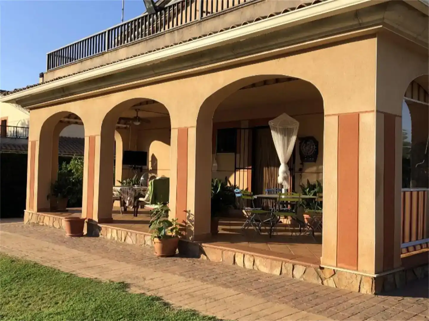 Terrassa de Casa o xalet en venda en Santibáñez el Alto, Cáceres