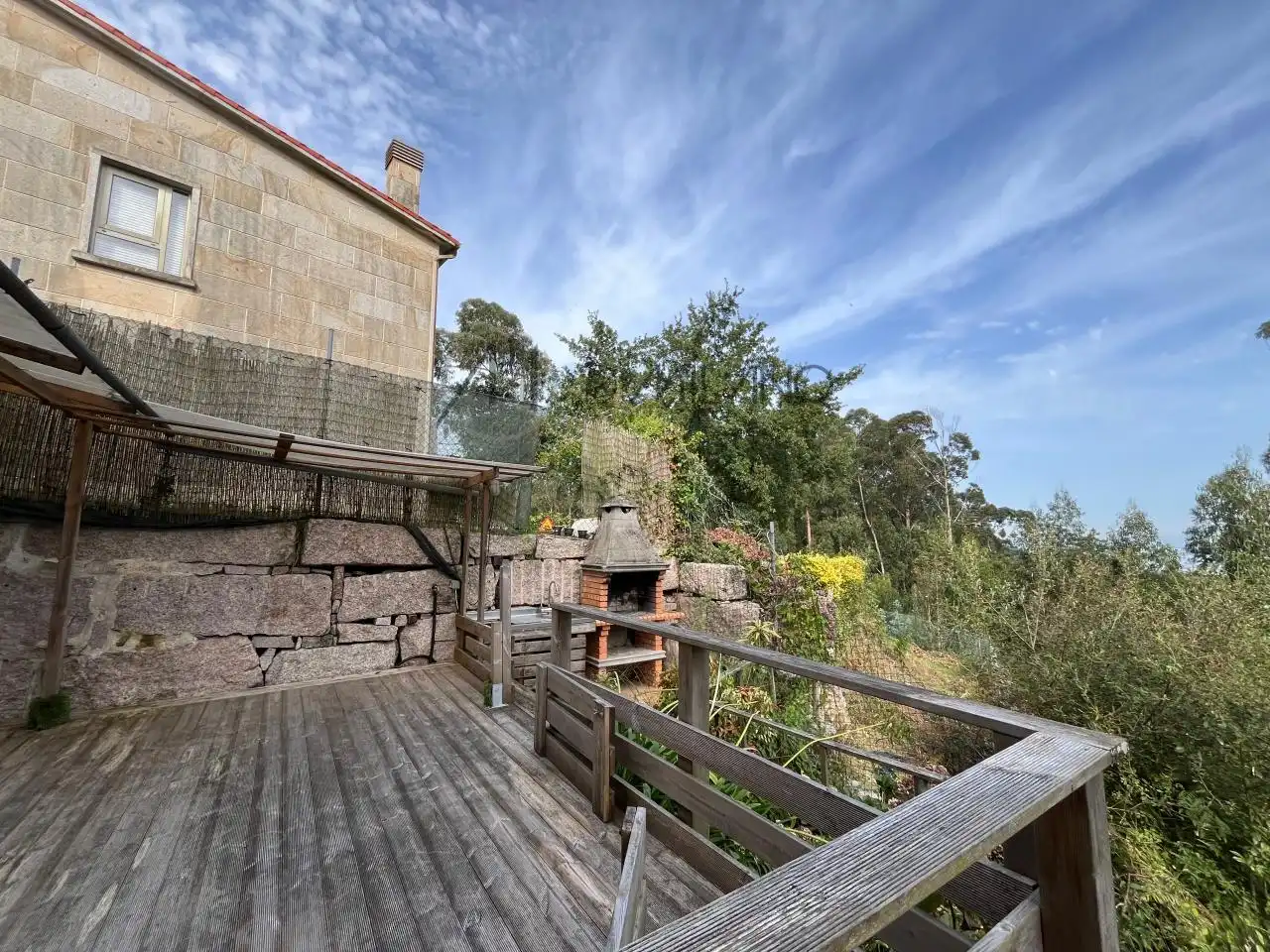 Terraza de Casa o chalet en venta en Cangas  con Calefacción, Jardín privado y Terraza