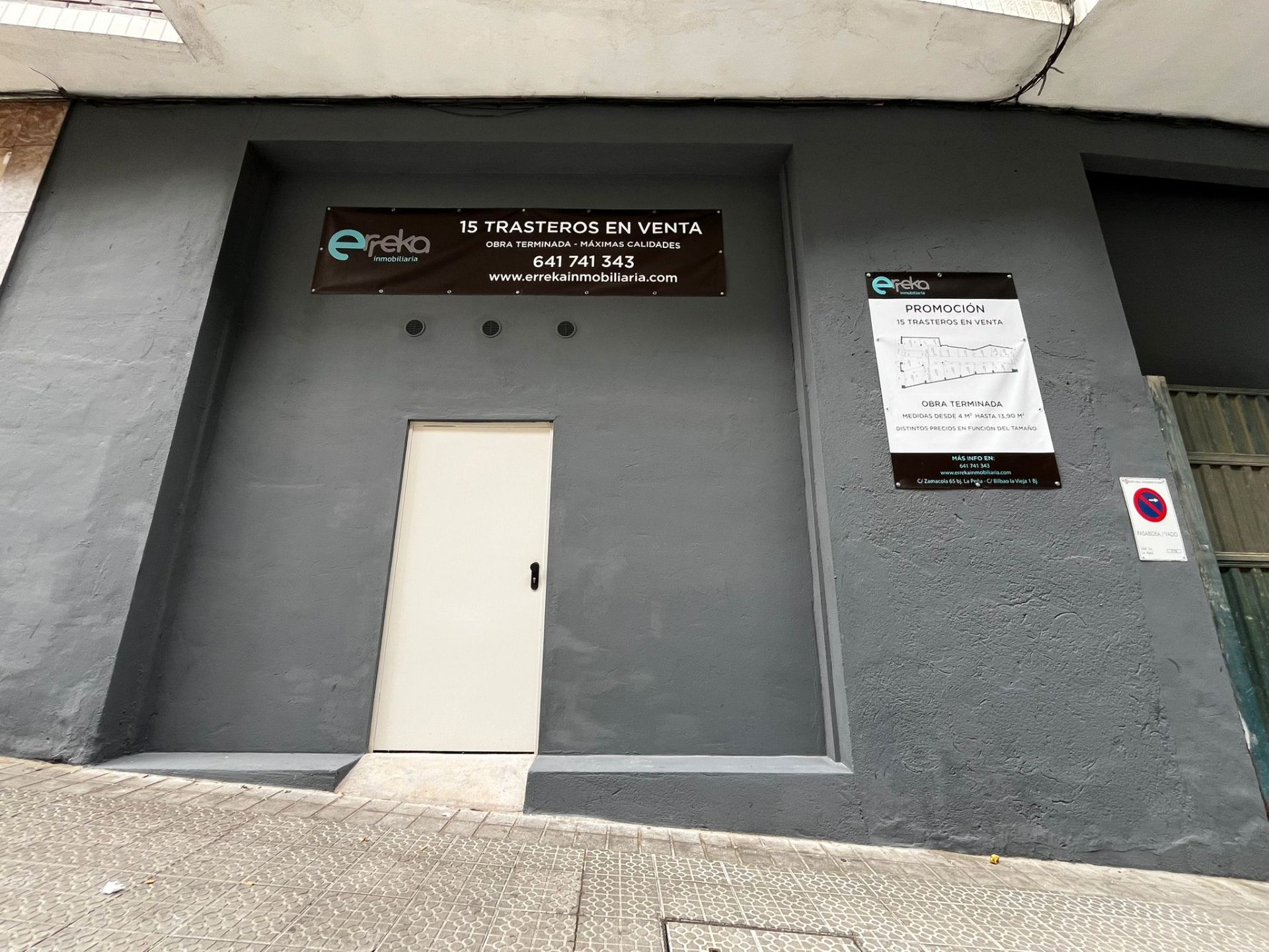 Vista exterior de Traster en venda en Bilbao 
