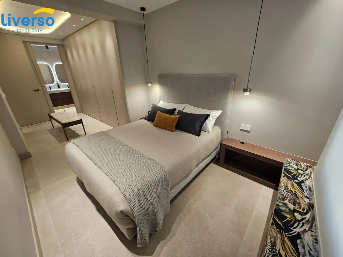 Bedroom of Flat for rent in Burgos  with Heating, Storage room and Furnished