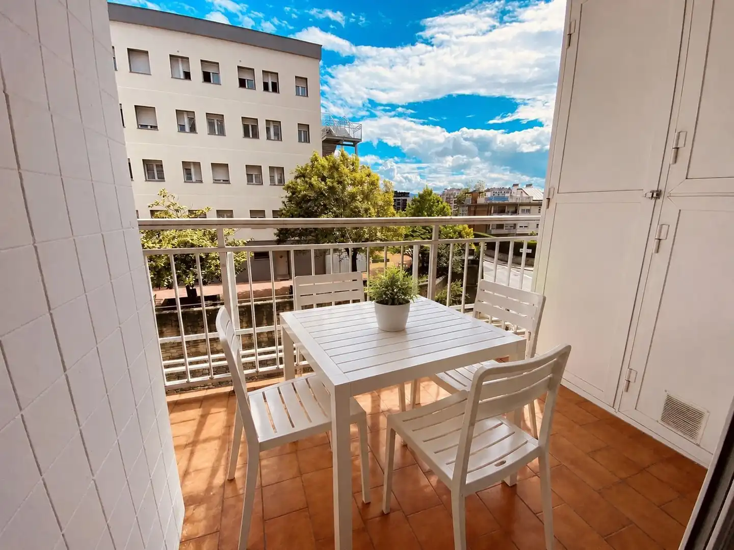 Terrasse von Wohnung zur Miete in Egia 