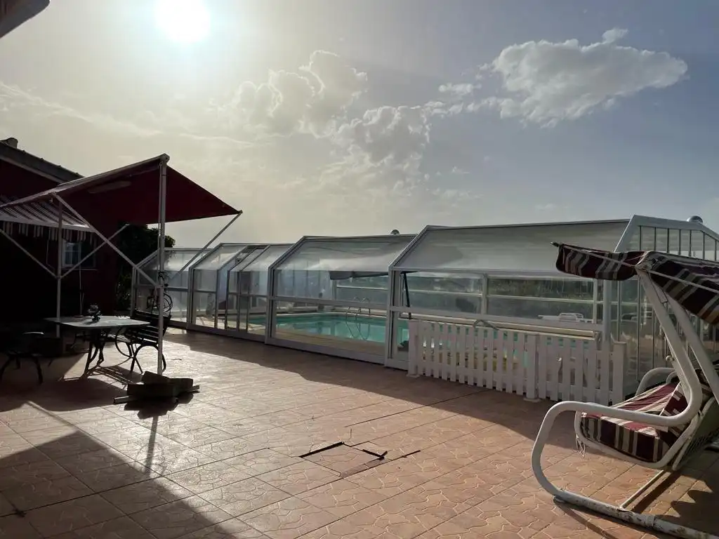Piscina de Finca rústica en venta en Murcia con Aire acondicionado, Jardín privado y Terraza