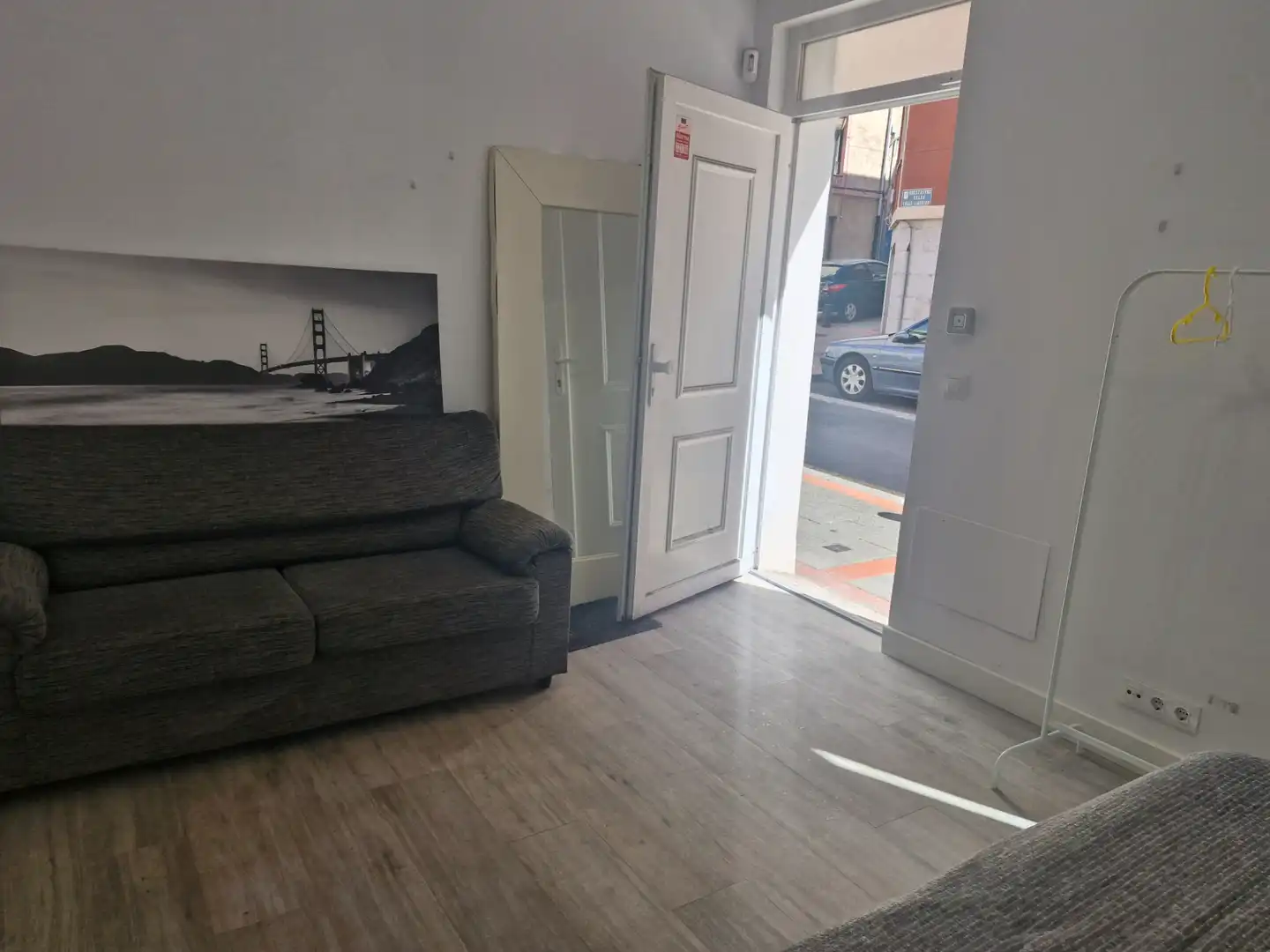 Sala de estar de Piso de alquiler en Sestao  con Amueblado, Lavadora y Microondas