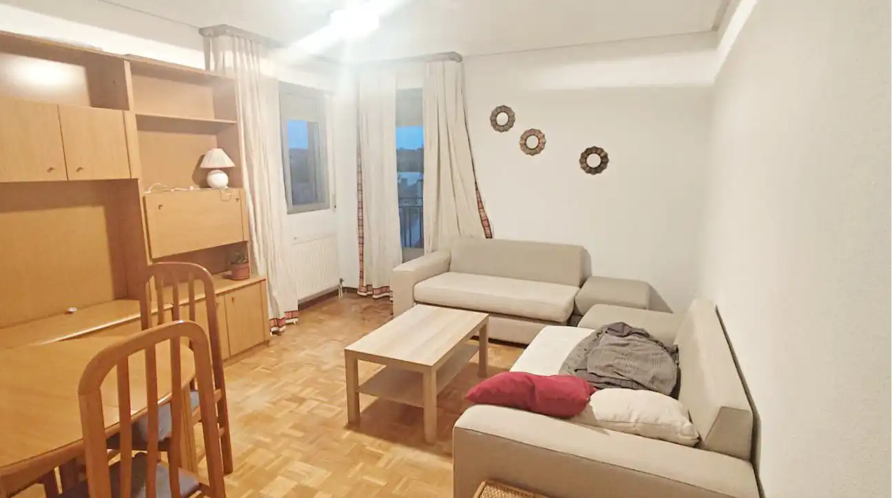 Sala de estar de Piso de alquiler en Salamanca con Calefacción, Parquet y Terraza