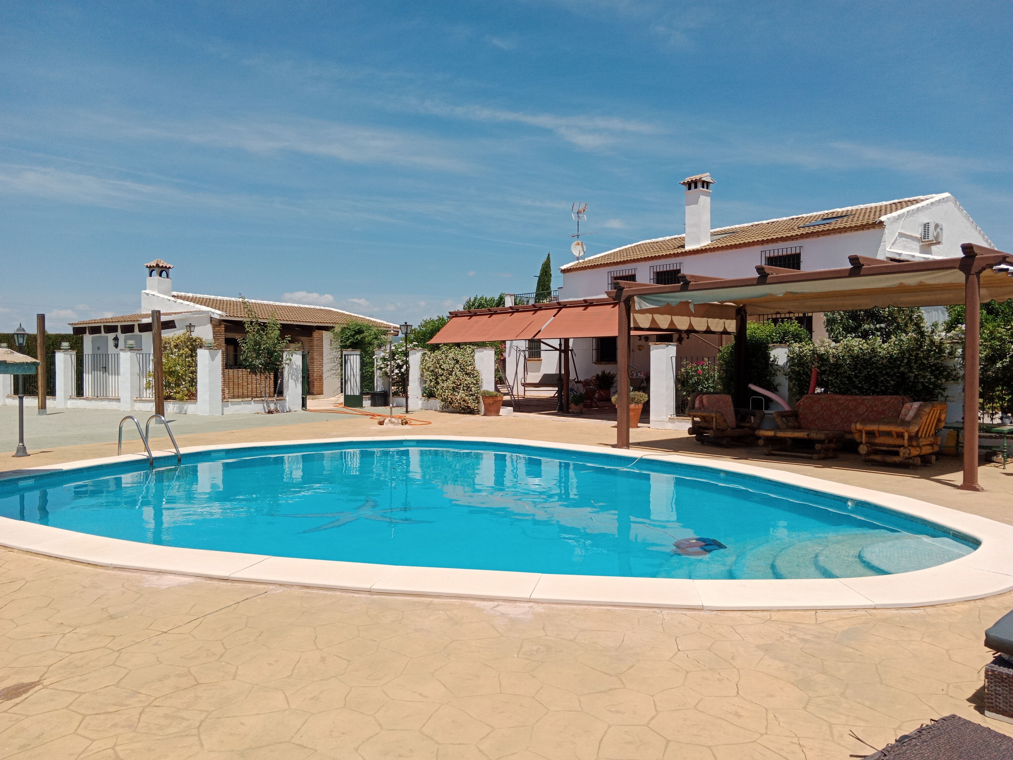 Piscina de Finca rústica en venda en Andújar amb Aire condicionat, Jardí privat i Terrassa