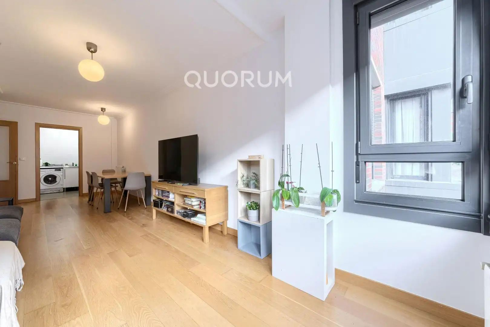 Sala de estar de Piso en venta en Bilbao  con Calefacción, Trastero y Amueblado