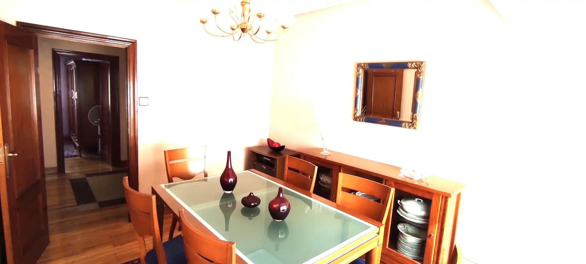 Comedor de Piso en venta en Valle de Trápaga-Trapagaran con Calefacción, Amueblado y Balcón