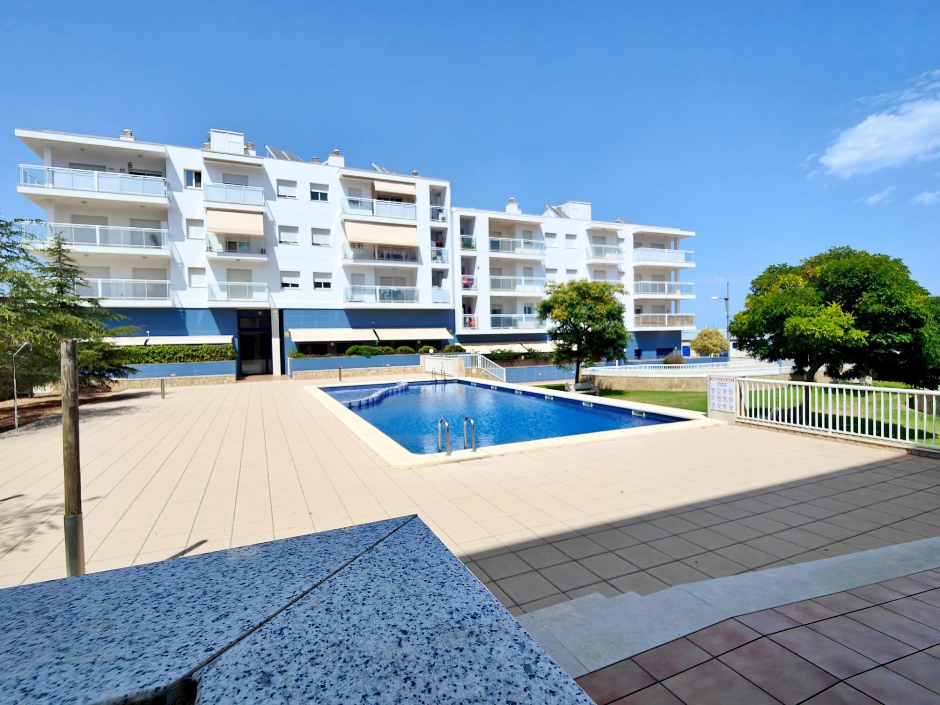 Swimming pool of Planta baja for sale in Sant Carles de la Ràpita  with Heating, Private garden and Parquet flooring