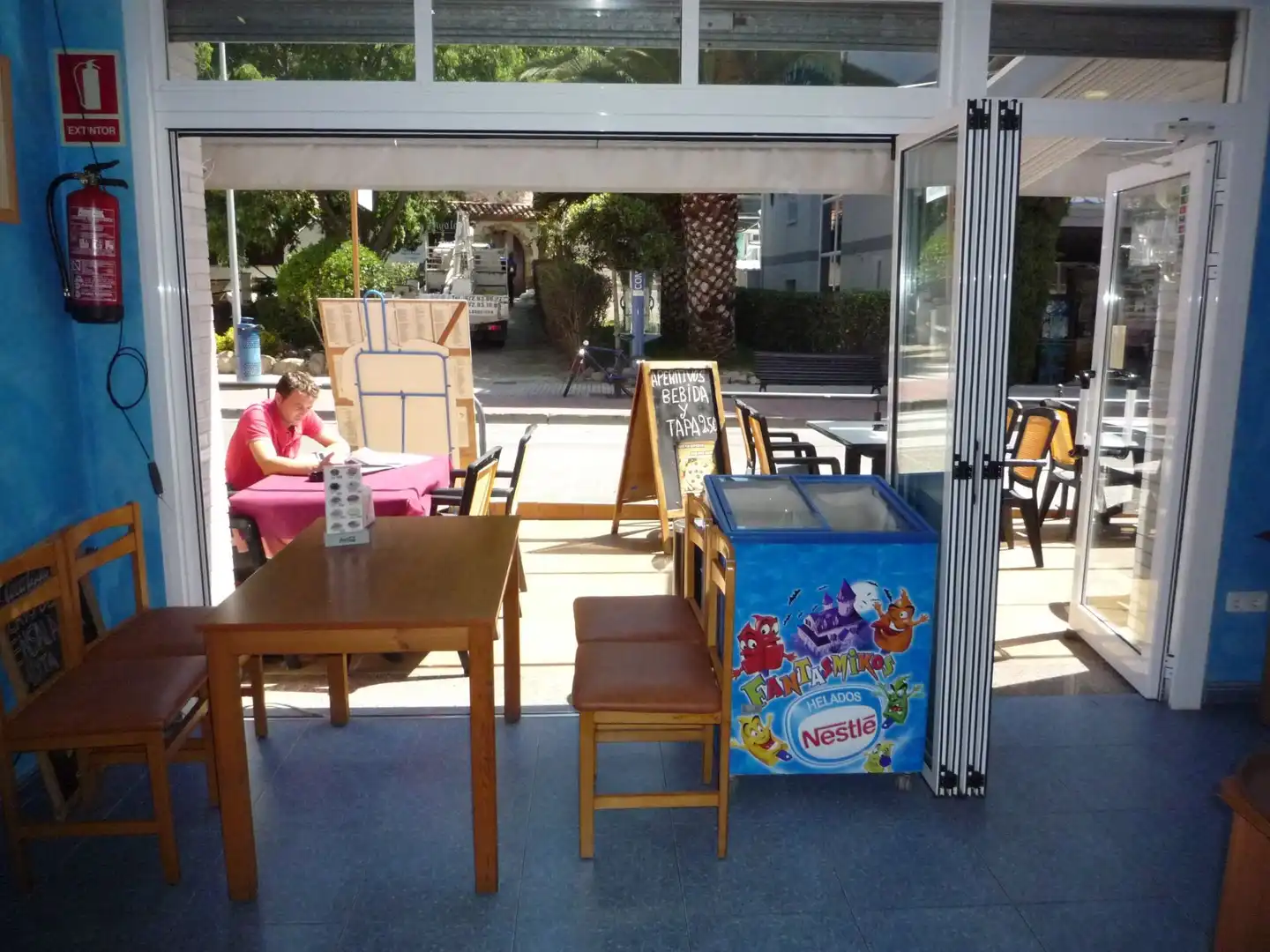 Terrasse von Geschaftsraum zum Verkauf in Tossa de Mar mit Klimaanlage, Terrasse und Möbliert