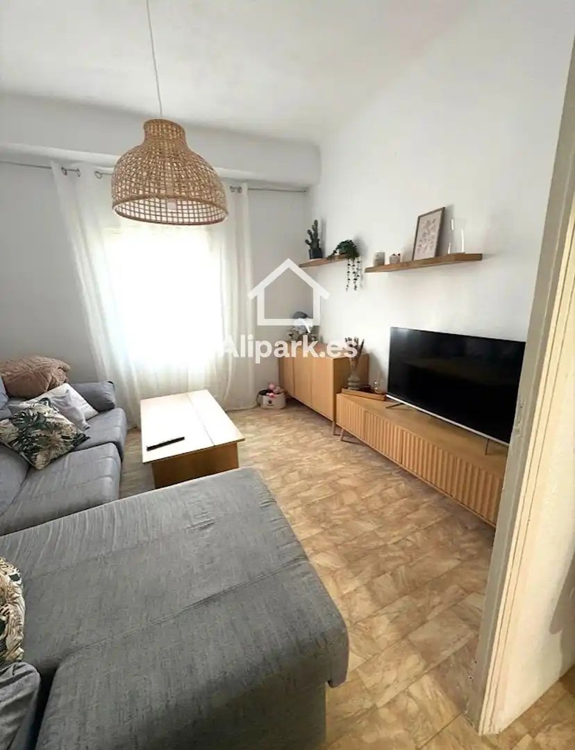 Sala de estar de Piso en venta en Elche / Elx con Terraza y Amueblado