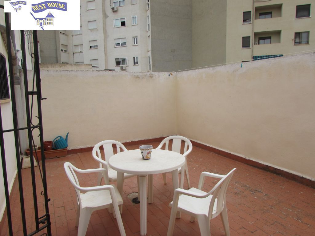 Terrace of Flat to rent in  Albacete Capital  with Heating, Furnished and Balcony