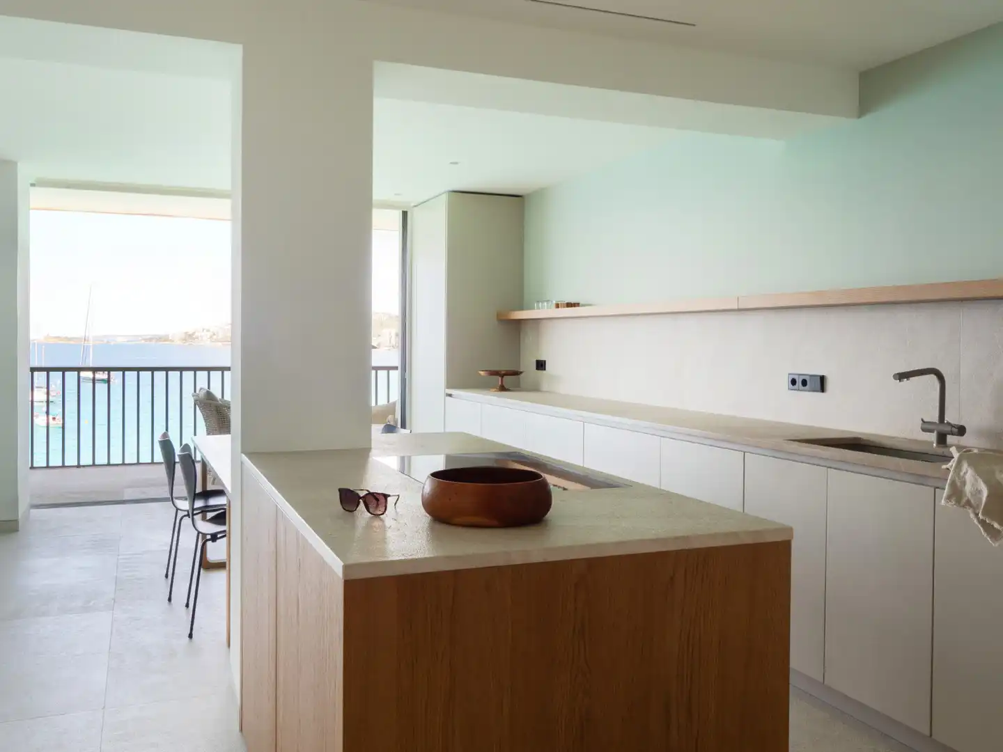 Cuina de Apartament en venda en  Palma de Mallorca amb Aire condicionat, Terrassa i Internet