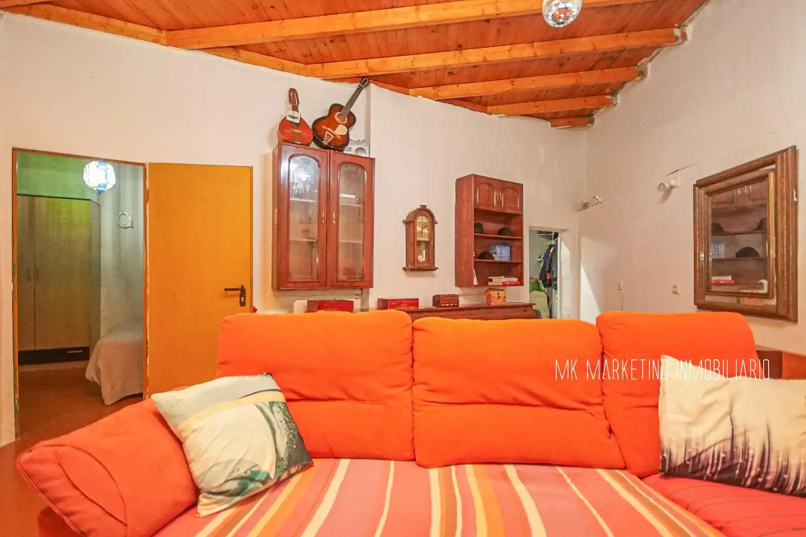 Sala d'estar de Finca rústica en venda en Valsequillo de Gran Canaria amb Aire condicionat, Terrassa i Piscina