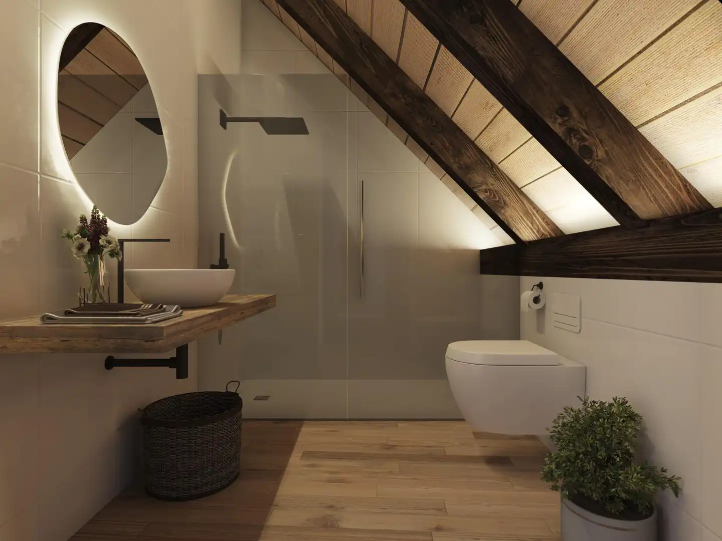 Baño de Casa adosada en venta en Naut Aran con Jardín privado