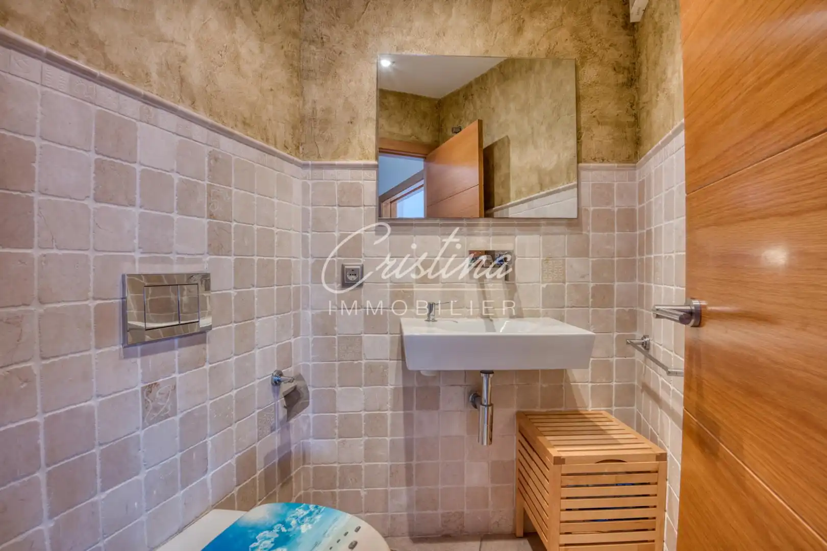 Bany de Casa o xalet en venda en Santa Cristina d'Aro amb Calefacció, Jardí privat i Terrassa