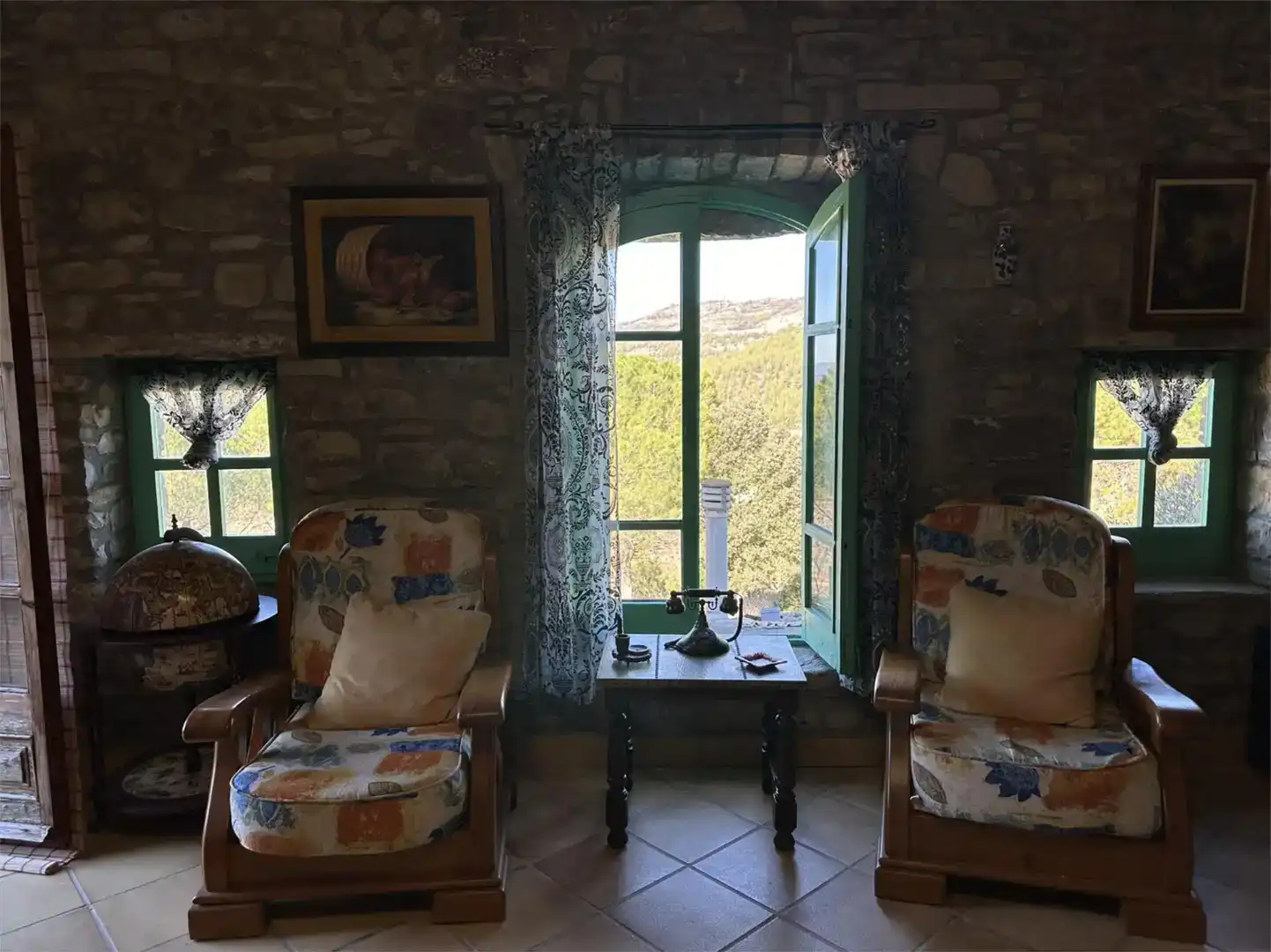 Sala de estar de Finca rústica en venta en Sant Vicenç de Castellet con Jardín privado, Trastero y Piscina