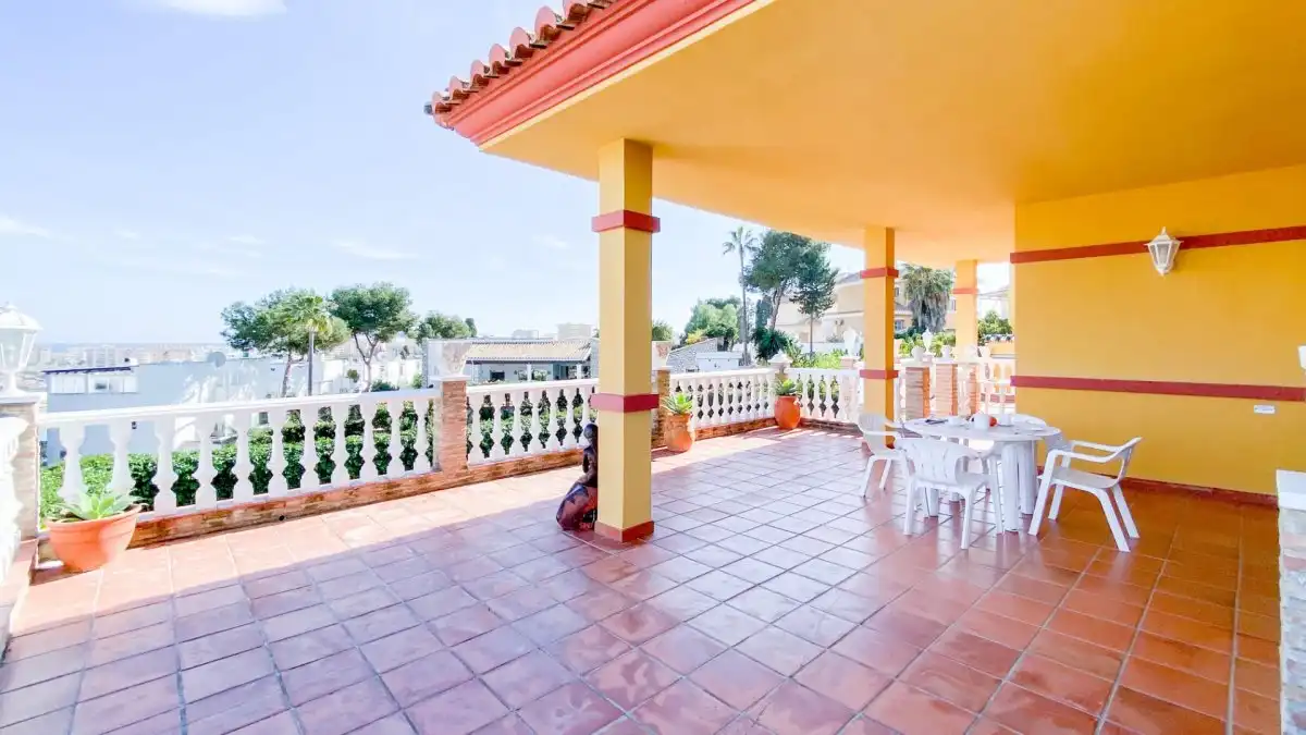 Terraza de Casa o chalet en venta en Mijas con Calefacción, Jardín privado y Terraza