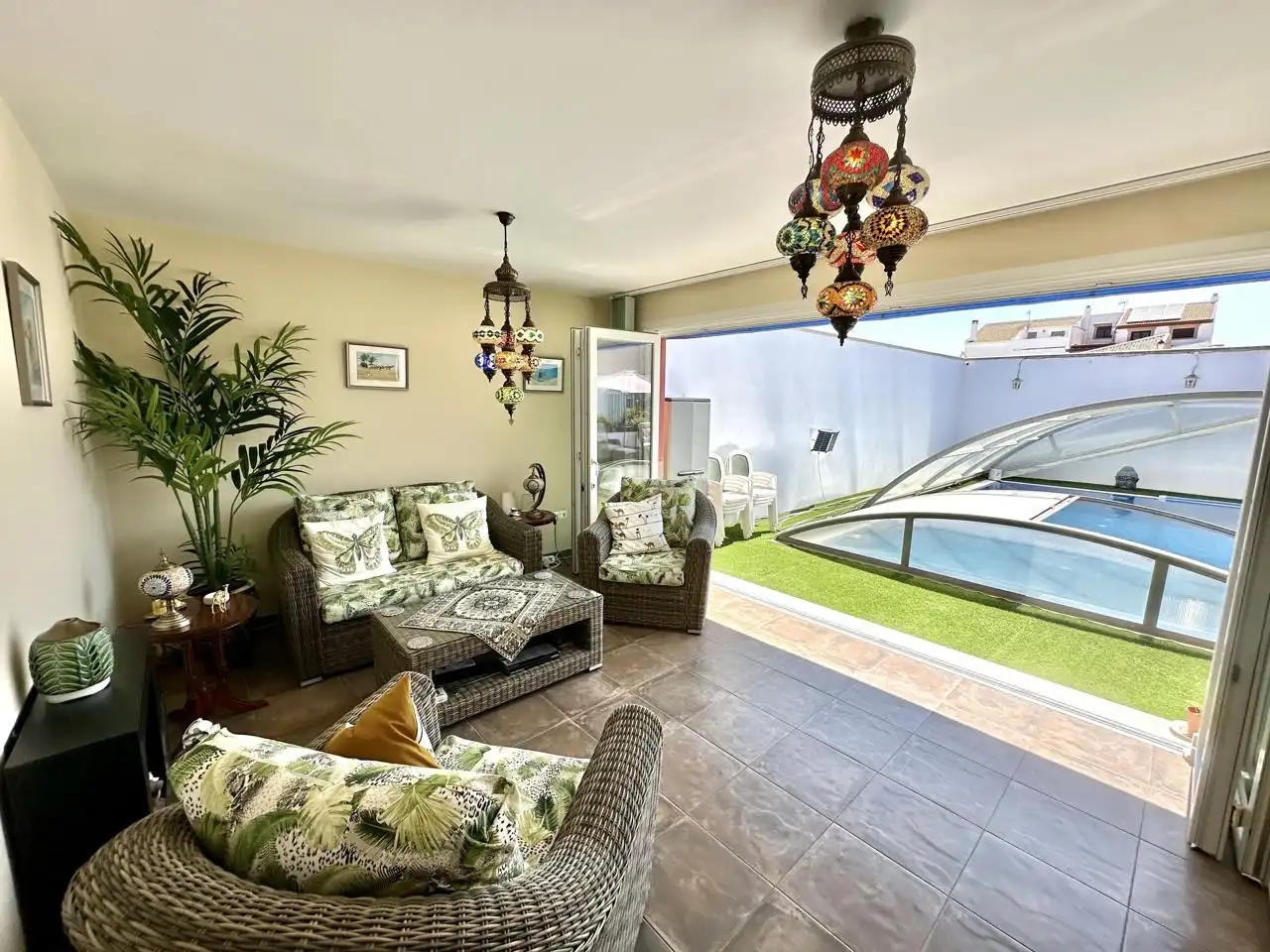 Terraza de Casa o chalet en venta en Fuente de Piedra con Aire acondicionado, Jardín privado y Terraza
