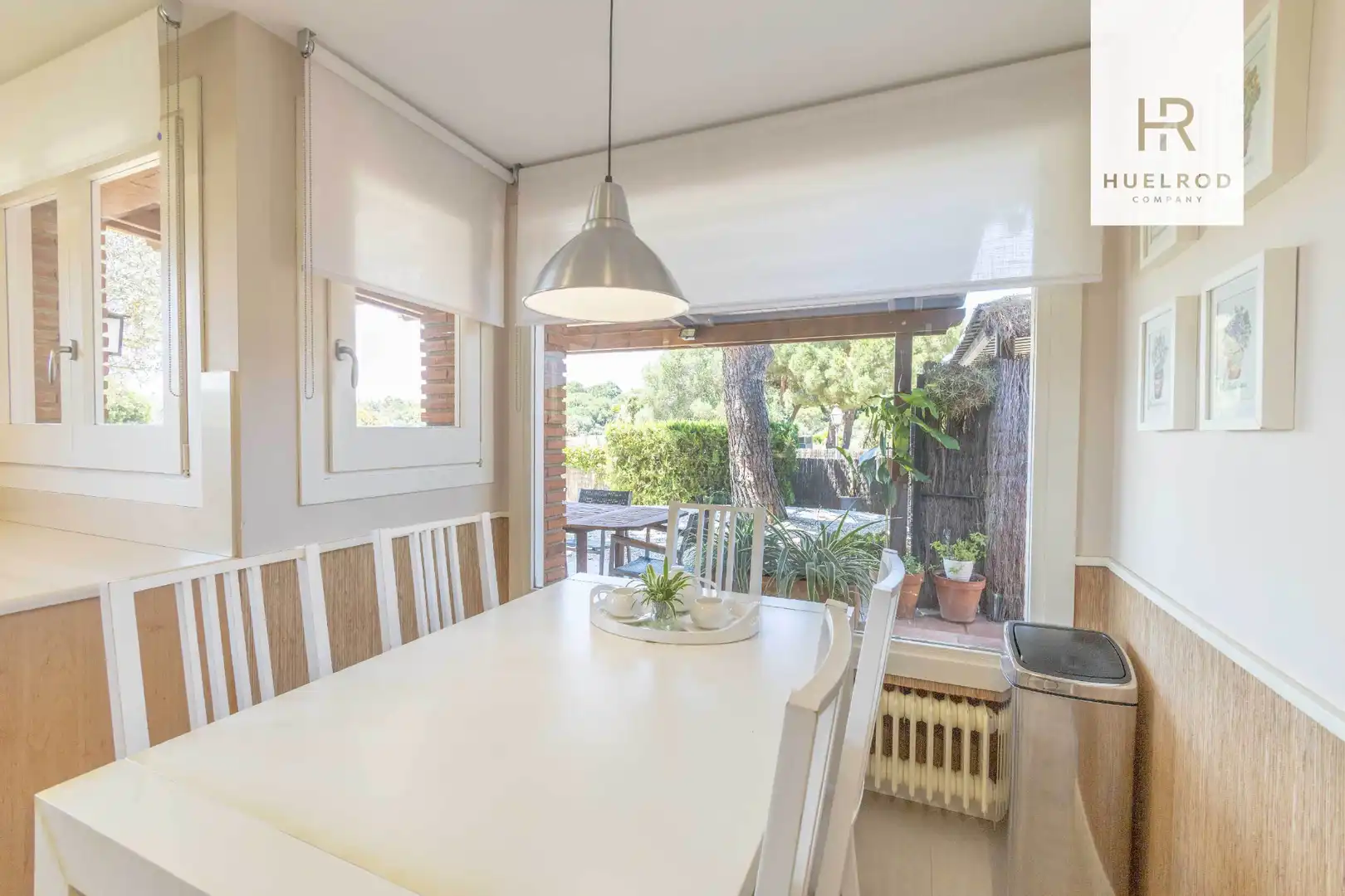 Esszimmer von Haus oder Chalet zum Verkauf in Sant Vicenç de Montalt mit Klimaanlage, Heizung und Privatgarten